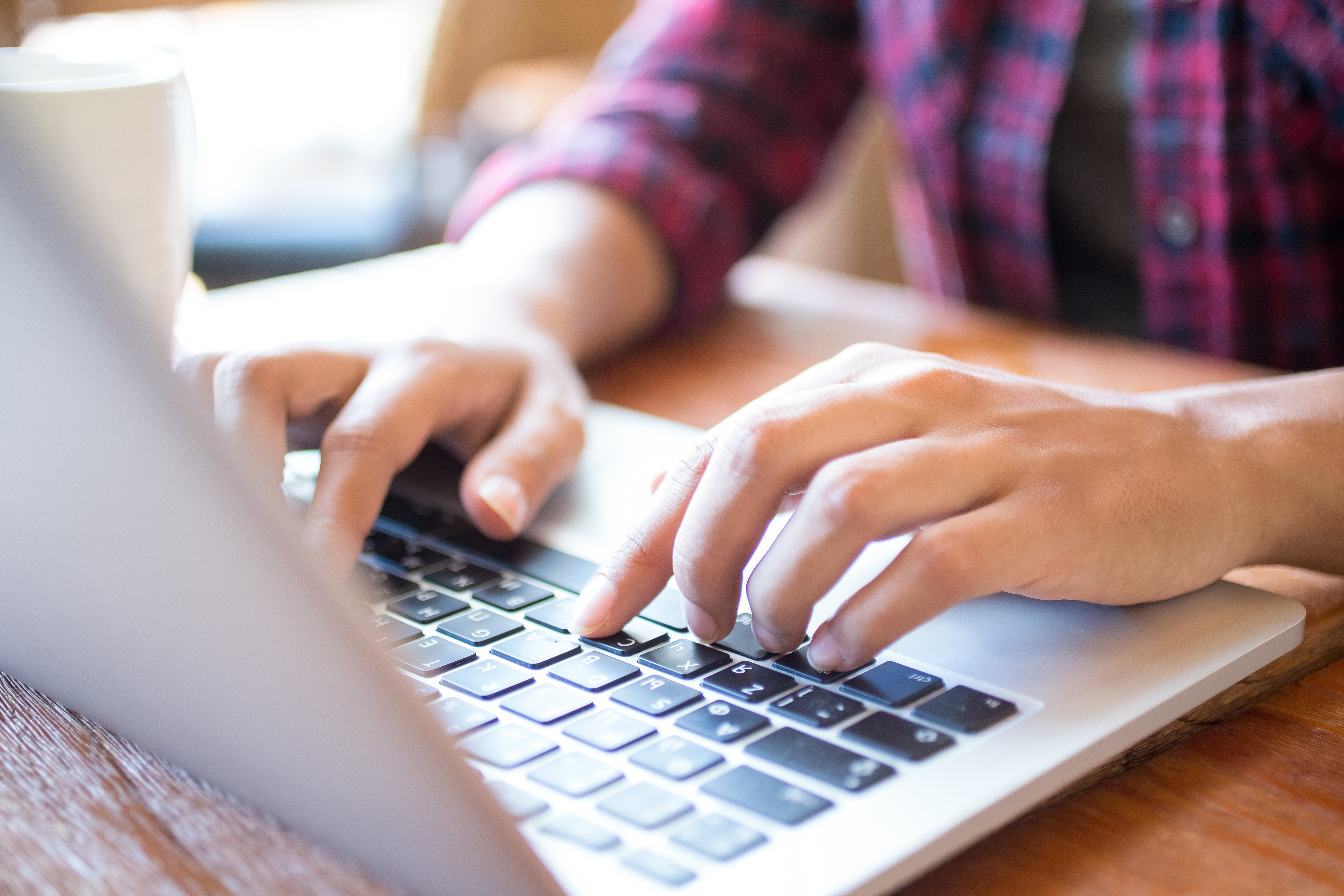 Student sitting a timed admissions test